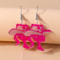 1 Set 1 Pair Ig Style Human Hat Alloy Drop Earrings main image 10