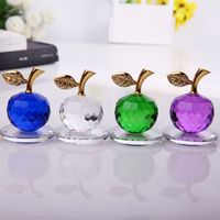 Simple Style Apple Crystal Casual Daily Ornaments main image 4