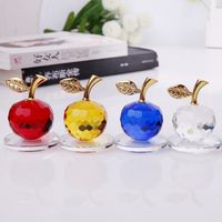 Simple Style Apple Crystal Casual Daily Ornaments main image 1