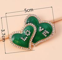 Vintage Style Heart Shape Alloy Plating Unisex Brooches main image 2