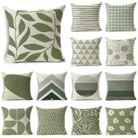 Vacation Plant Linen Pillow Cases main image 1