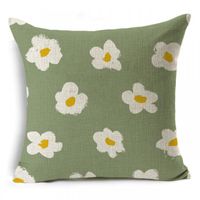 Vacation Plant Linen Pillow Cases sku image 10