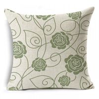 Vacation Plant Linen Pillow Cases sku image 18