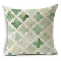 Vacation Plant Linen Pillow Cases sku image 1