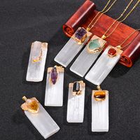 Simple Style Color Block Natural Stone Charms main image 6
