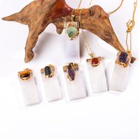 Simple Style Color Block Natural Stone Charms main image 4