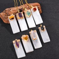 Simple Style Color Block Natural Stone Charms main image 3