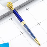 1 Piece Crown Class Learning Daily Metal Cute Ballpoint Pen sku image 15