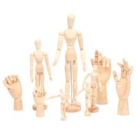 1 Piece Human Hand Casual Daily Wood Simple Style Painting Tools main image 2