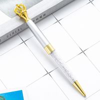 1 Piece Crown Class Learning Daily Metal Cute Ballpoint Pen sku image 9