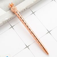 1 Piece Pineapple Class Learning Daily Metal Cute Ballpoint Pen sku image 2