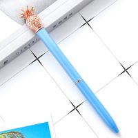 1 Piece Pineapple Class Learning Daily Metal Cute Ballpoint Pen sku image 18