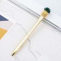 1 Piece Pineapple Class Learning Daily Metal Cute Ballpoint Pen sku image 25