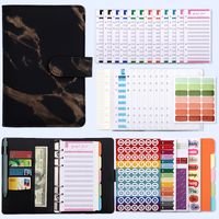 1 Piece Letter Learning School Imitation Leather Wood-free Paper Retro Vacation Notebook main image 1