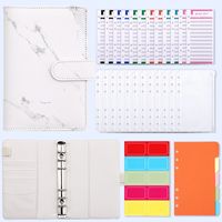 1 Piece Letter Learning School Imitation Leather Wood-free Paper Retro Vacation Notebook sku image 5