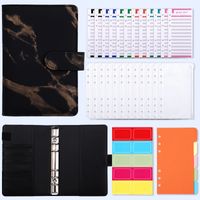 1 Piece Letter Learning School Imitation Leather Wood-free Paper Retro Vacation Notebook sku image 4