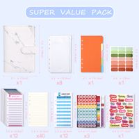 1 Piece Letter Learning School Imitation Leather Wood-free Paper Retro Vacation Notebook main image 4