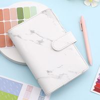 1 Piece Letter Learning School Imitation Leather Wood-free Paper Retro Vacation Notebook sku image 2