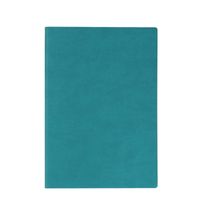 1 Piece Solid Color Learning School Imitation Leather Double Gummed Paper Business Notebook sku image 14
