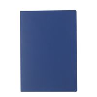 1 Piece Solid Color Learning School Imitation Leather Double Gummed Paper Business Notebook sku image 6