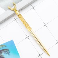 1 Piece Antlers Class Learning Daily Metal Cute Ballpoint Pen sku image 2