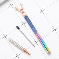 1 Piece Antlers Class Learning Daily Metal Cute Ballpoint Pen main image 6