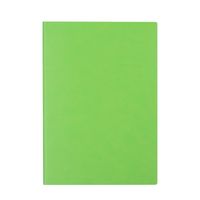 1 Piece Solid Color Learning School Imitation Leather Double Gummed Paper Business Notebook sku image 3