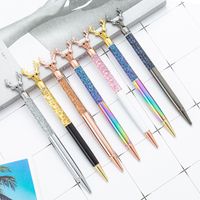 1 Piece Antlers Class Learning Daily Metal Cute Ballpoint Pen main image 5