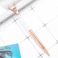 1 Piece Antlers Class Learning Daily Metal Cute Ballpoint Pen sku image 15