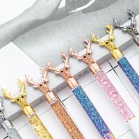 1 Piece Antlers Class Learning Daily Metal Cute Ballpoint Pen main image 3