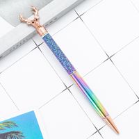 1 Piece Antlers Class Learning Daily Metal Cute Ballpoint Pen sku image 8