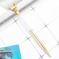 1 Piece Antlers Class Learning Daily Metal Cute Ballpoint Pen sku image 16