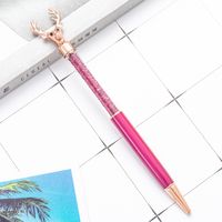 1 Piece Antlers Class Learning Daily Metal Cute Ballpoint Pen sku image 24