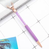 1 Piece Antlers Class Learning Daily Metal Cute Ballpoint Pen sku image 25