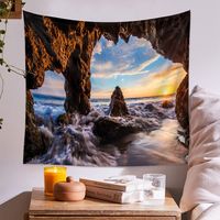 Retro Vacation Landscape Polyester Fiber (polyester) Tapestry Artificial Decorations main image 2