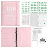 1 Piece Solid Color Learning School Imitation Leather Wood-free Paper Sweet Notebook sku image 21