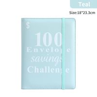 1 Piece Solid Color Learning School Imitation Leather Wood-free Paper Sweet Notebook sku image 8
