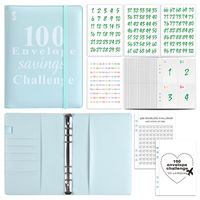 1 Piece Solid Color Learning School Imitation Leather Wood-free Paper Sweet Notebook sku image 19