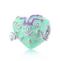 Simple Style Heart Shape Sterling Silver Inlay Rhinestones Valentine's Day Jewelry Accessories sku image 7