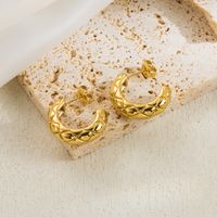 1 Pair Casual Basic Geometric Plating Stainless Steel 14k Gold Plated Ear Studs main image 6