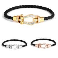 Lady Solid Color Stainless Steel Women's Bracelets main image 6