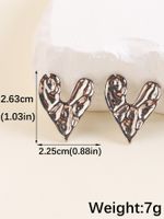 1 Pair Simple Style Star Heart Shape Bow Knot Plating Inlay Alloy Rhinestone Acrylic Gem Resin White Gold Plated Earrings sku image 1