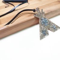 Retro Ethnischer Stil Kaktus Adler Legierung Unisex Halskette Mit Anhänger main image 5