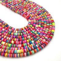 1 Set Diameter 6 Mm Hole 2~2.9mm Soft Clay Solid Color Beads sku image 20