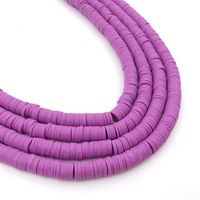 1 Set Diameter 6 Mm Hole 2~2.9mm Soft Clay Solid Color Beads sku image 24
