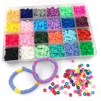 1 Set Diameter 6 Mm Hole 2~2.9mm Soft Clay Solid Color Beads main image 5