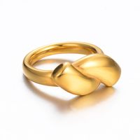 Simple Style Geometric Stainless Steel Plating Rings sku image 3