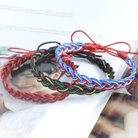Simple Style Color Block Wax Line Unisex Bracelets main image 2