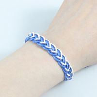 Simple Style Color Block Wax Line Unisex Bracelets main image 4