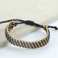Simple Style Solid Color Alloy Knitting Unisex Bracelets sku image 3